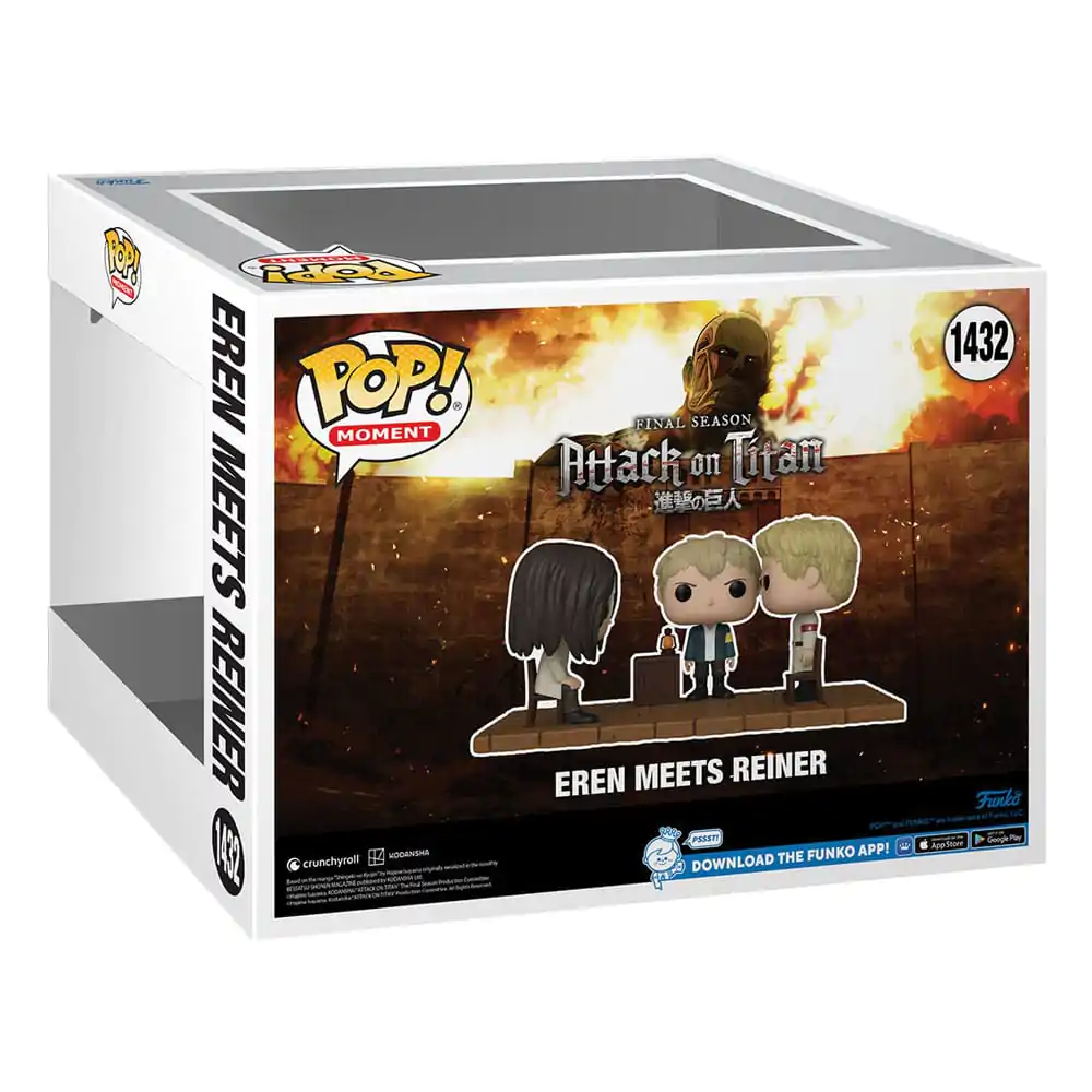 Attack on Titan Funko POP! Moment Vinyl figura Eren meets Reiner 9 cm termékfotó