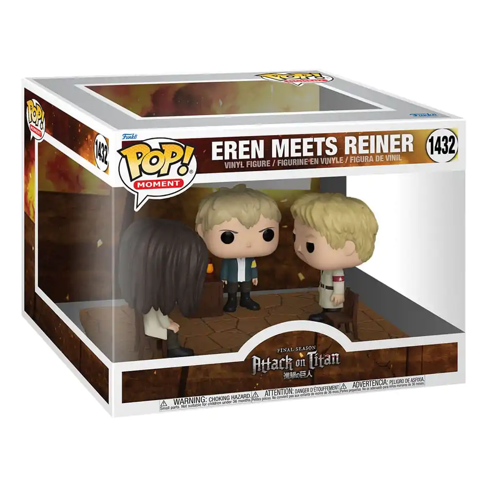 Attack on Titan Funko POP! Moment Vinyl figura Eren meets Reiner 9 cm termékfotó