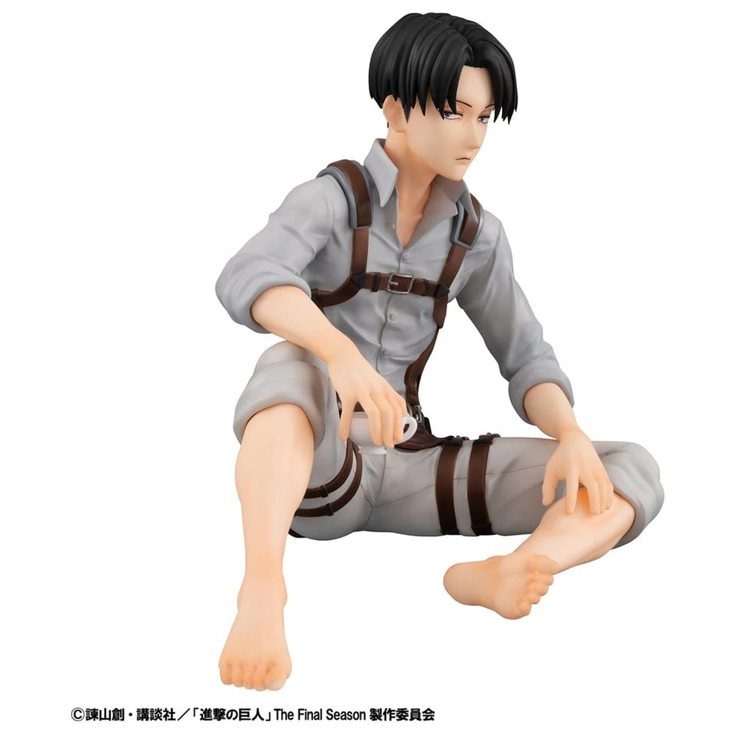 Attack on Titan G.E.M. Series 2 db-os PVC figura csomag Eren Yeager & Squad Captain Levi Palm Size  termékfotó