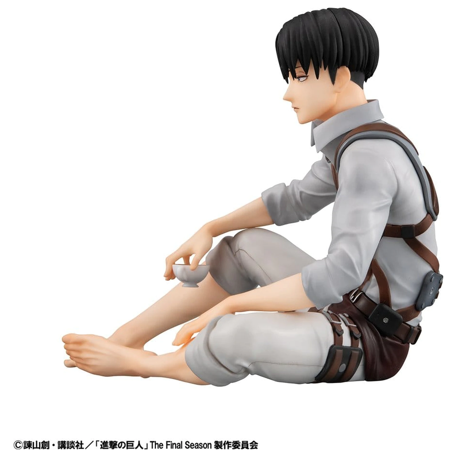 Attack on Titan G.E.M. Series 2 db-os PVC figura csomag Eren Yeager & Squad Captain Levi Palm Size  termékfotó