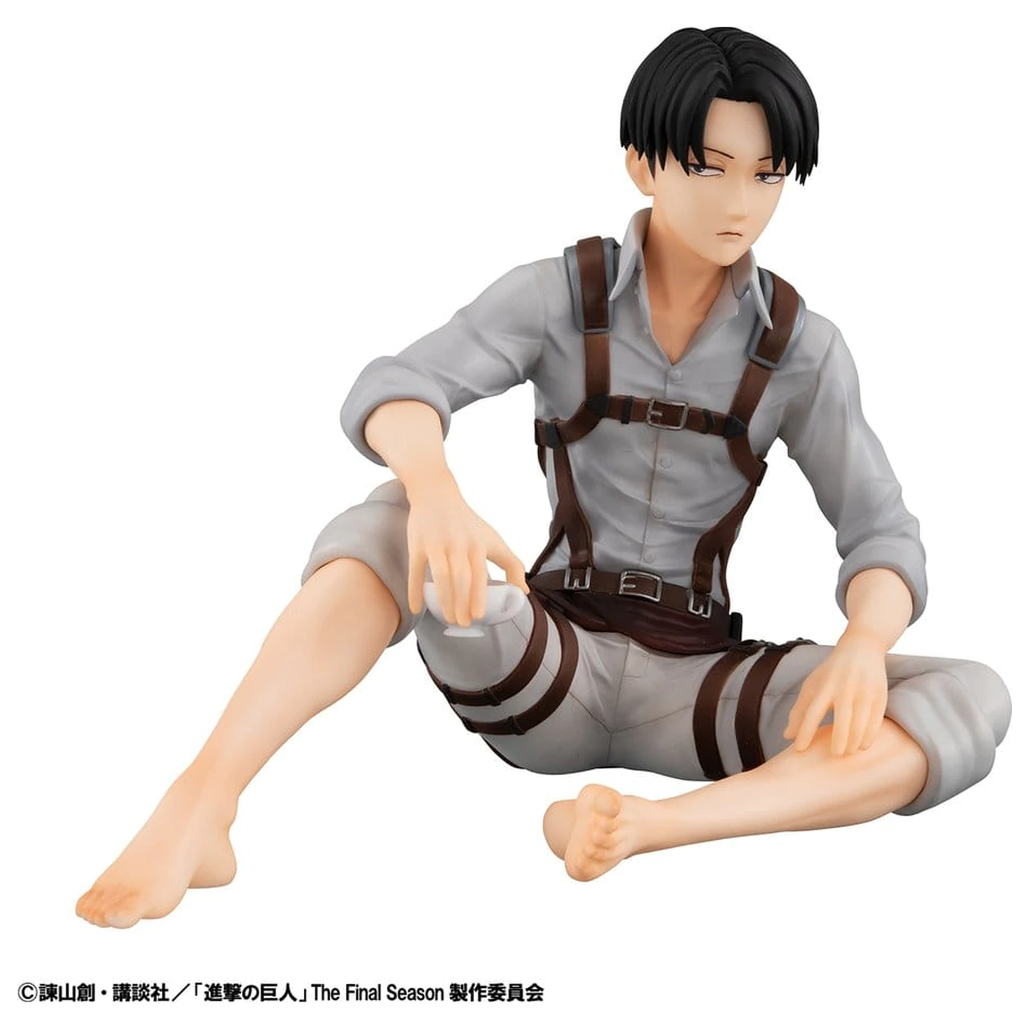 Attack on Titan G.E.M. Series PVC figura Squad Captain Levi Palm Size 9 cm termékfotó