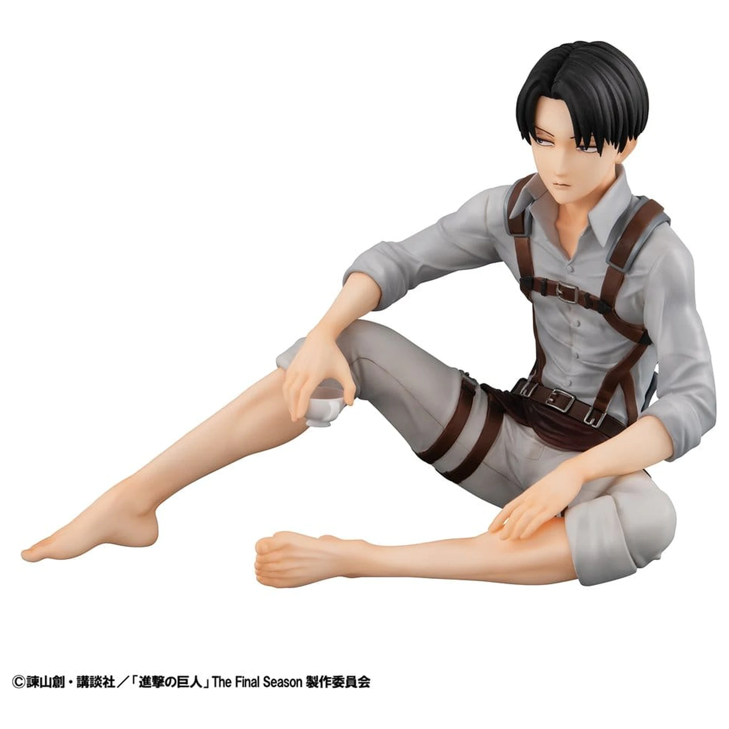 Attack on Titan G.E.M. Series PVC figura Squad Captain Levi Palm Size 9 cm termékfotó