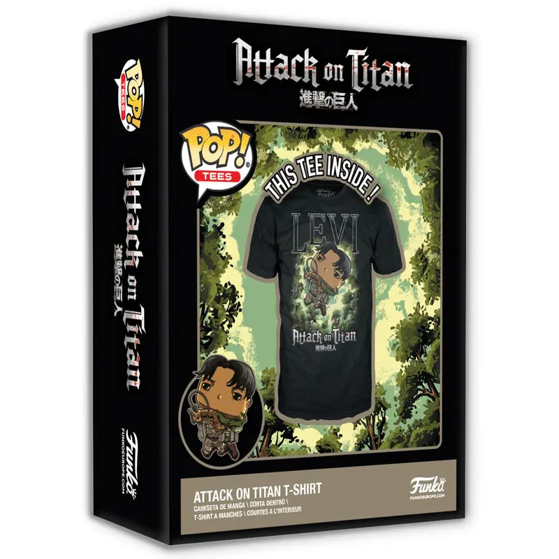 Attack on Titan Levi Ackerman póló termékfotó