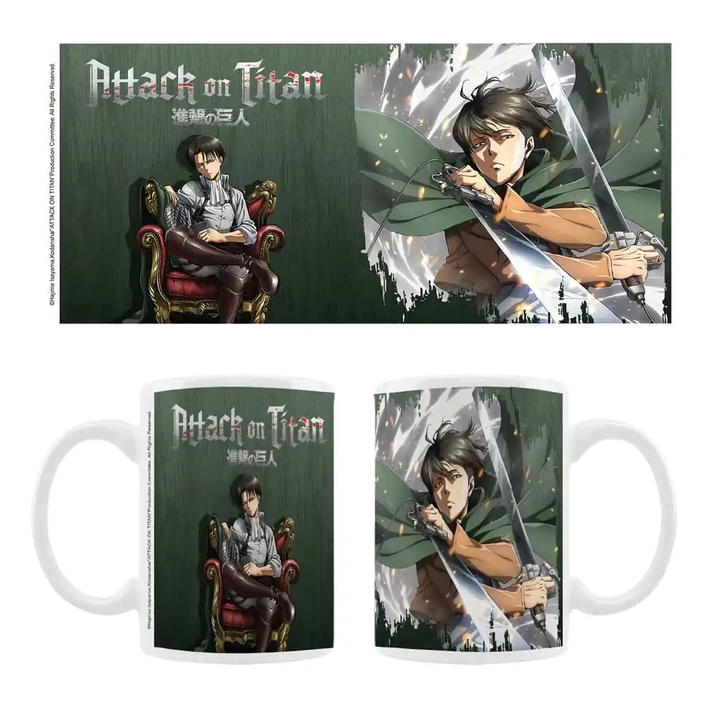 Attack on Titan Levi kerámiabögre termékfotó