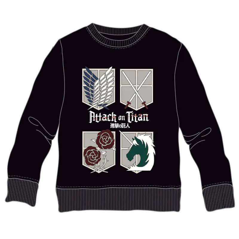 Attack on Titan Logos felnőtt pulóver termékfotó