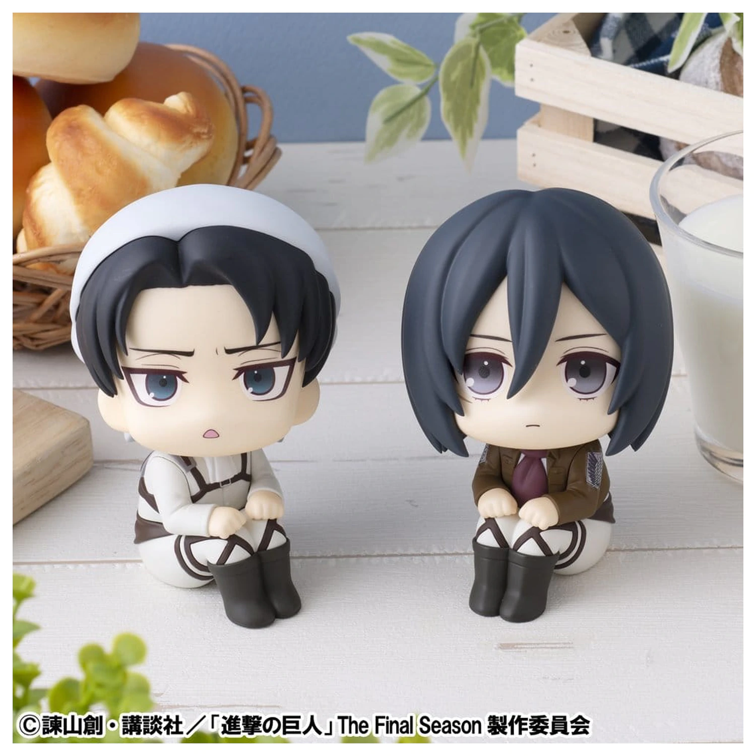 Attack on Titan Look Up Levi Cleaning up Ver. & Mikasa AckermanPVC szobor figurák 11 cm (with gift)  termékfotó