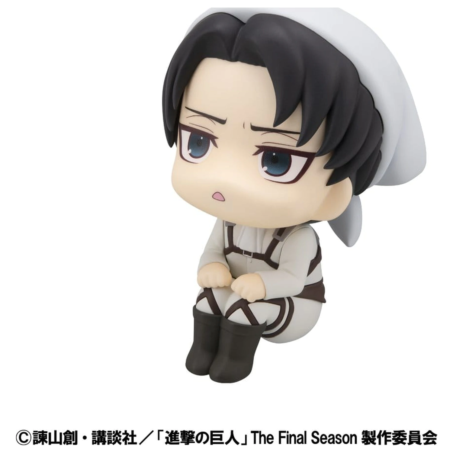 Attack on Titan Look Up Levi Cleaning up Ver. PVC szobor figura 11 cm   termékfotó