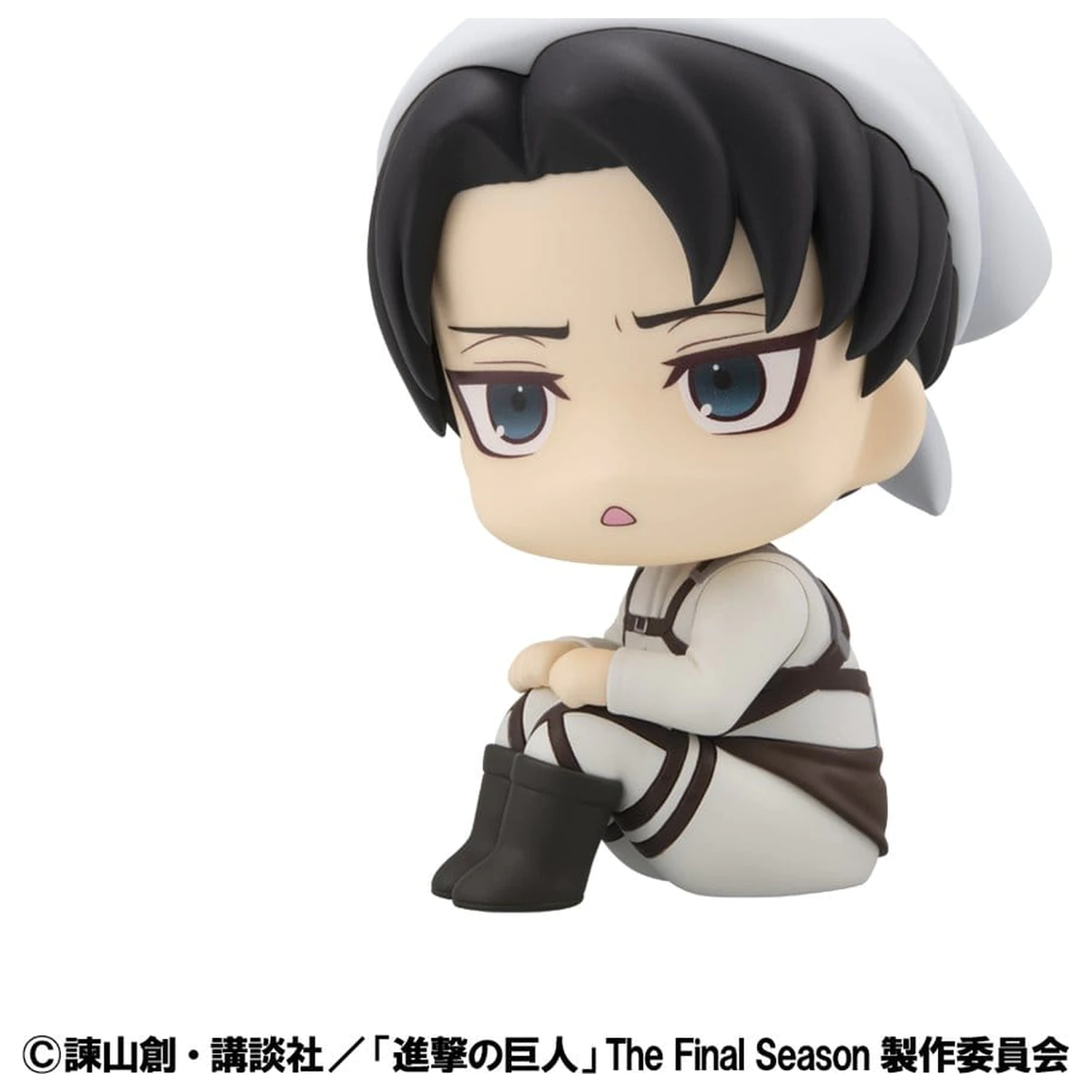 Attack on Titan Look Up Levi Cleaning up Ver. PVC szobor figura 11 cm   termékfotó