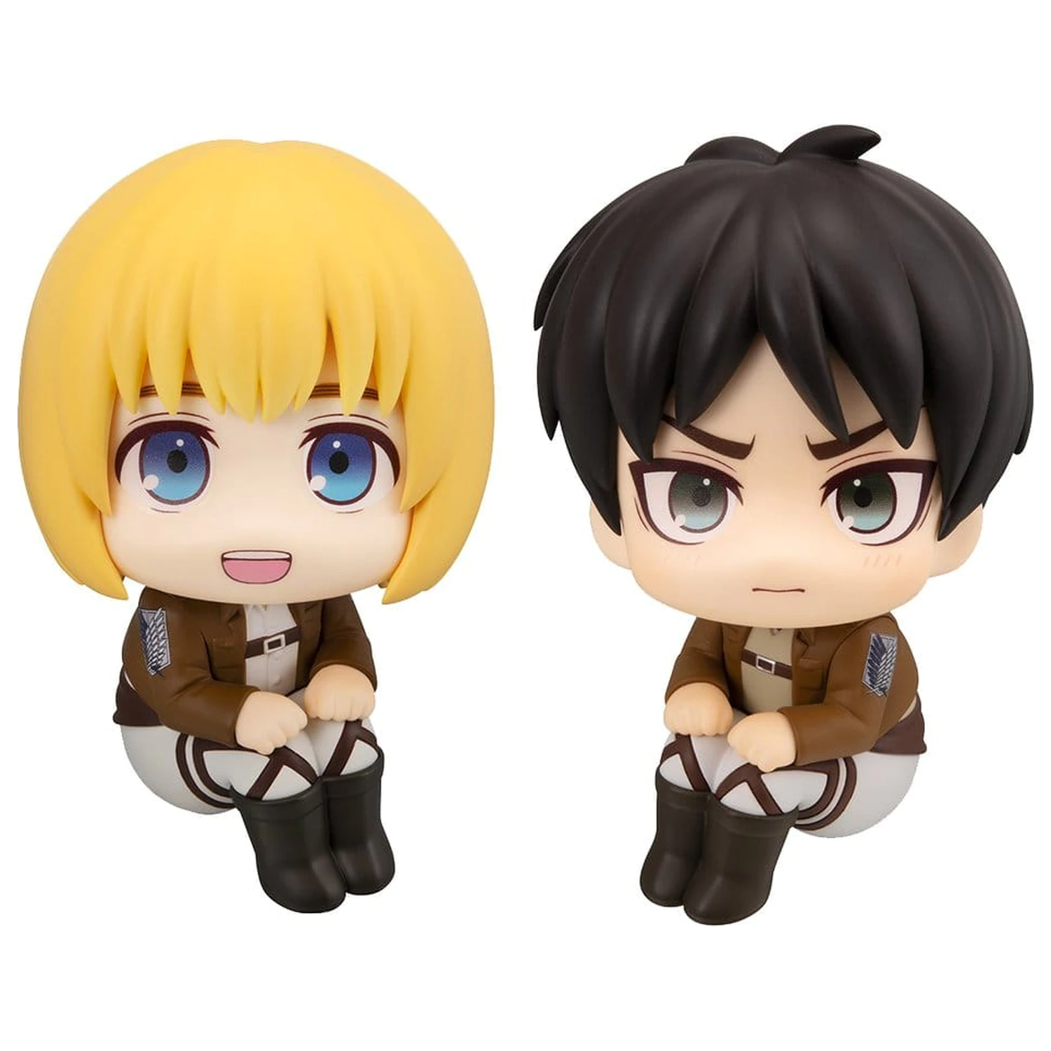 Attack on Titan Lookup PVC 2 db-os figura csomag Armin Arlert & Eren Yeager Grumpy Ver. 11 cm (with gift) termékfotó