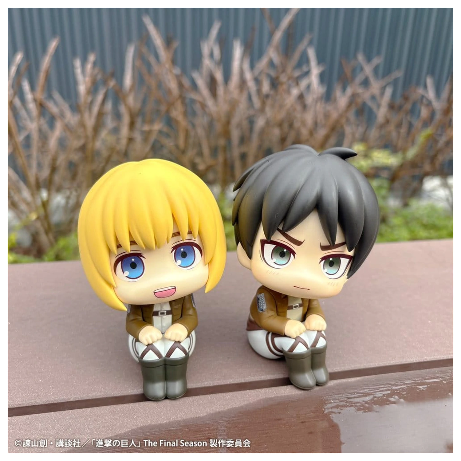 Attack on Titan Lookup PVC 2 db-os figura csomag Armin Arlert & Eren Yeager Grumpy Ver. 11 cm (with gift) termékfotó