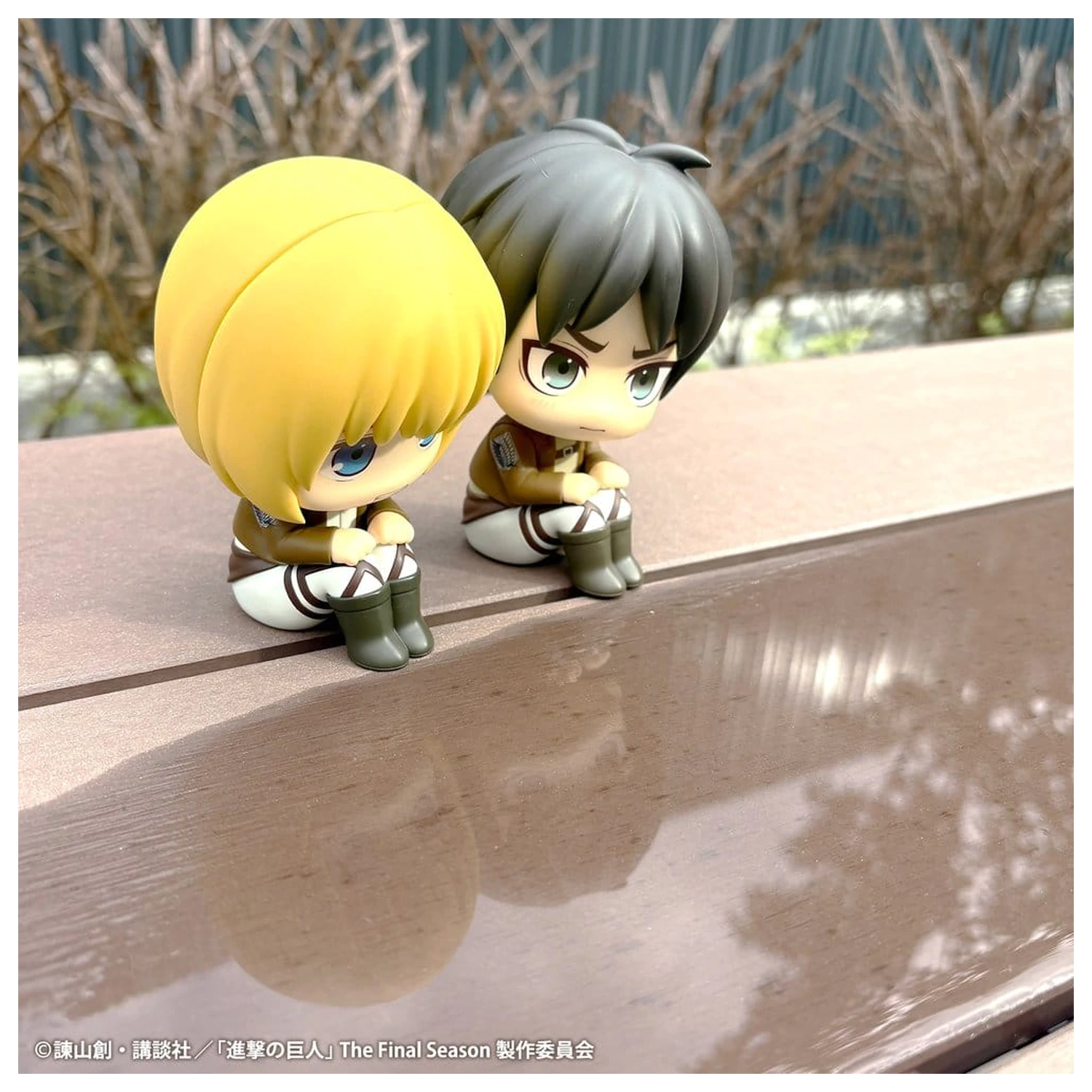 Attack on Titan Lookup PVC 2 db-os figura csomag Armin Arlert & Eren Yeager Grumpy Ver. 11 cm (with gift) termékfotó