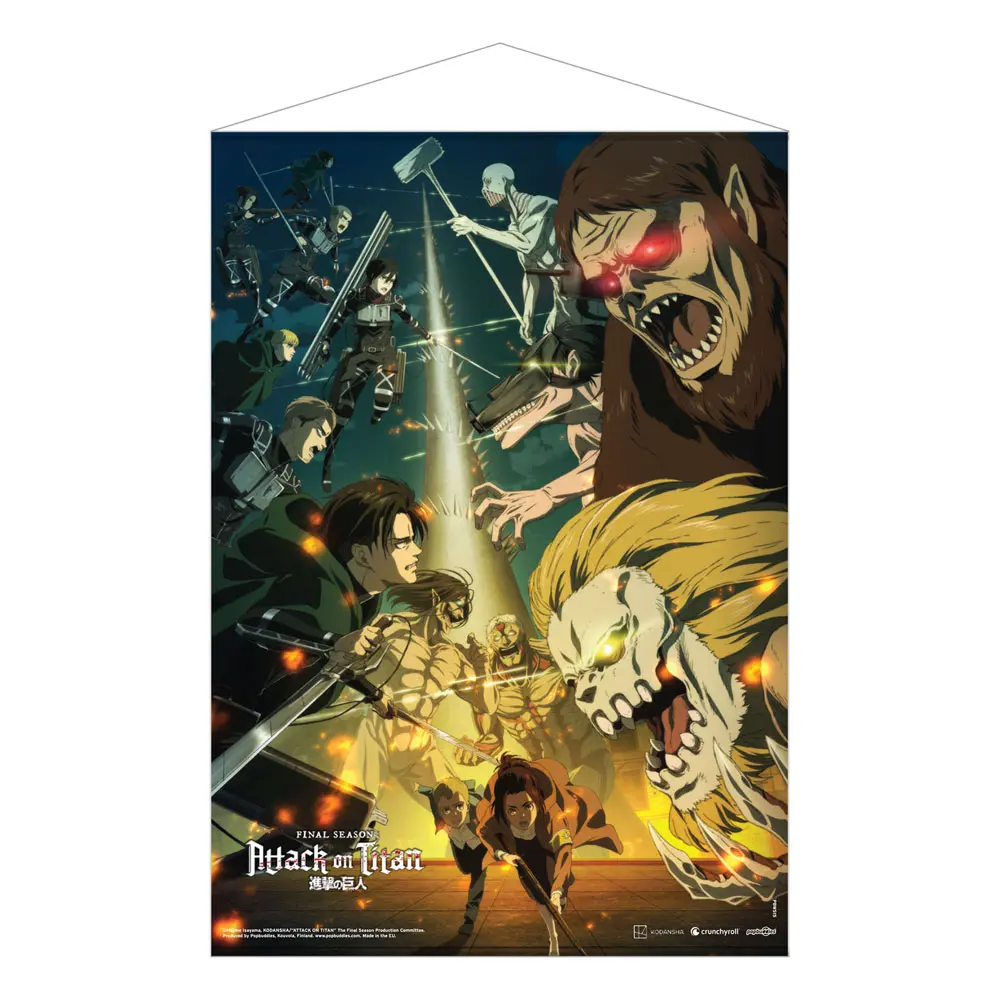 Attack on Titan: The Final Season Paradis Island Vs Marley felakasztható poszter 50 x 70 cm termékfotó