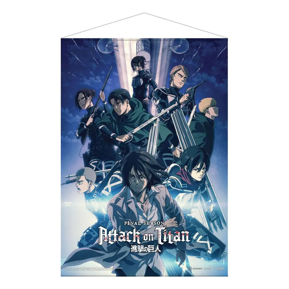 Attack on Titan: The Final Season Wallscroll Part 1 Key Visual 2 50 x 70 cm termékfotó