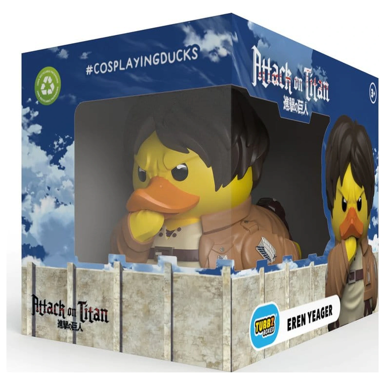 Attack on Titan Tubbz Eren Yeager PVC figura  termékfotó