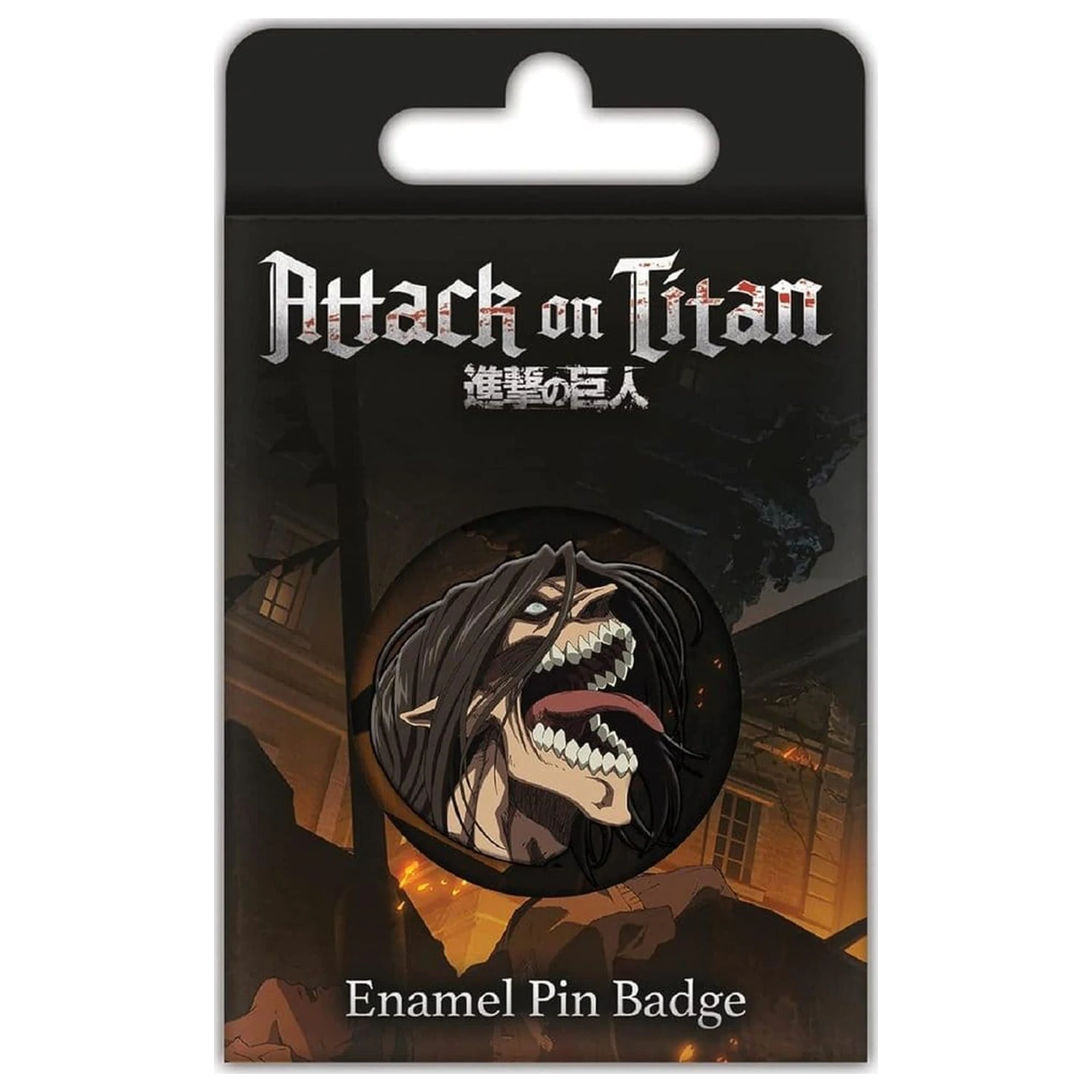 Attack on Titan zománcozott kitűző kitűző S3 (Eren Titan Rage) termékfotó