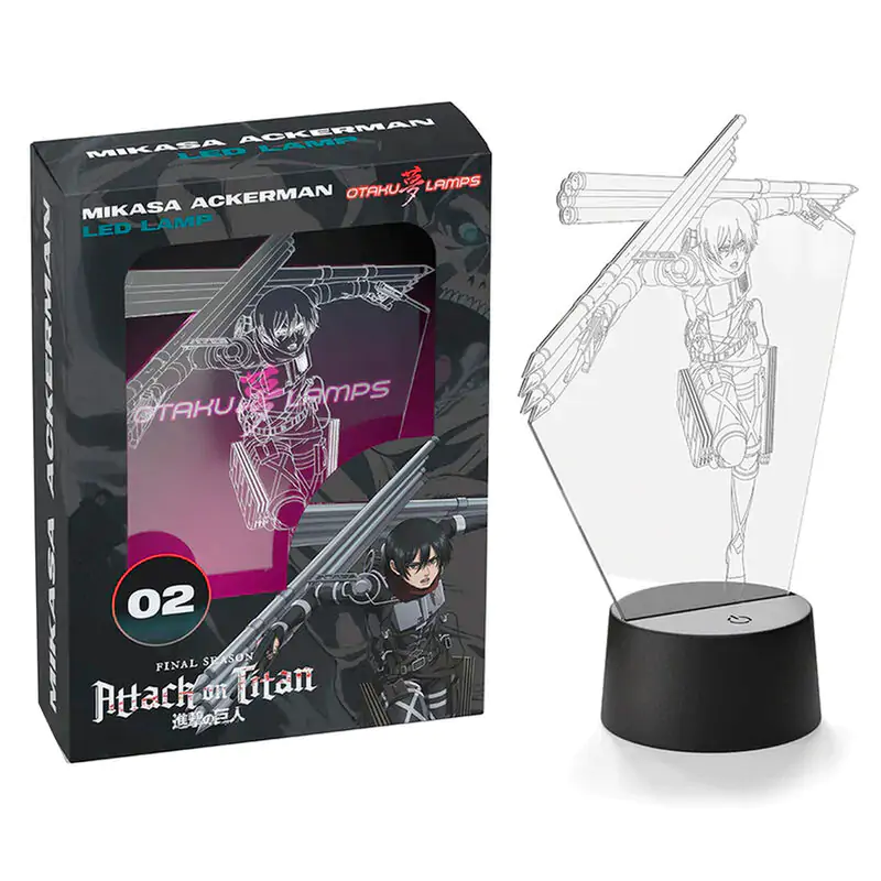 Attack on Titans Mikasa Final Season LED lámpa 20cm termékfotó