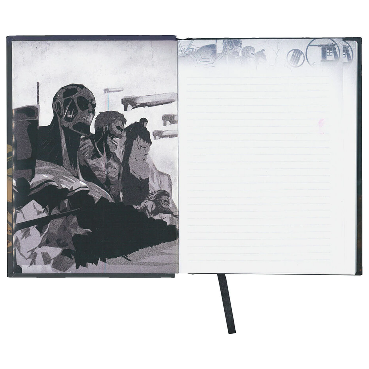 Attack on Titans Strugglen jegyzetfüzet fény effekttel termékfotó