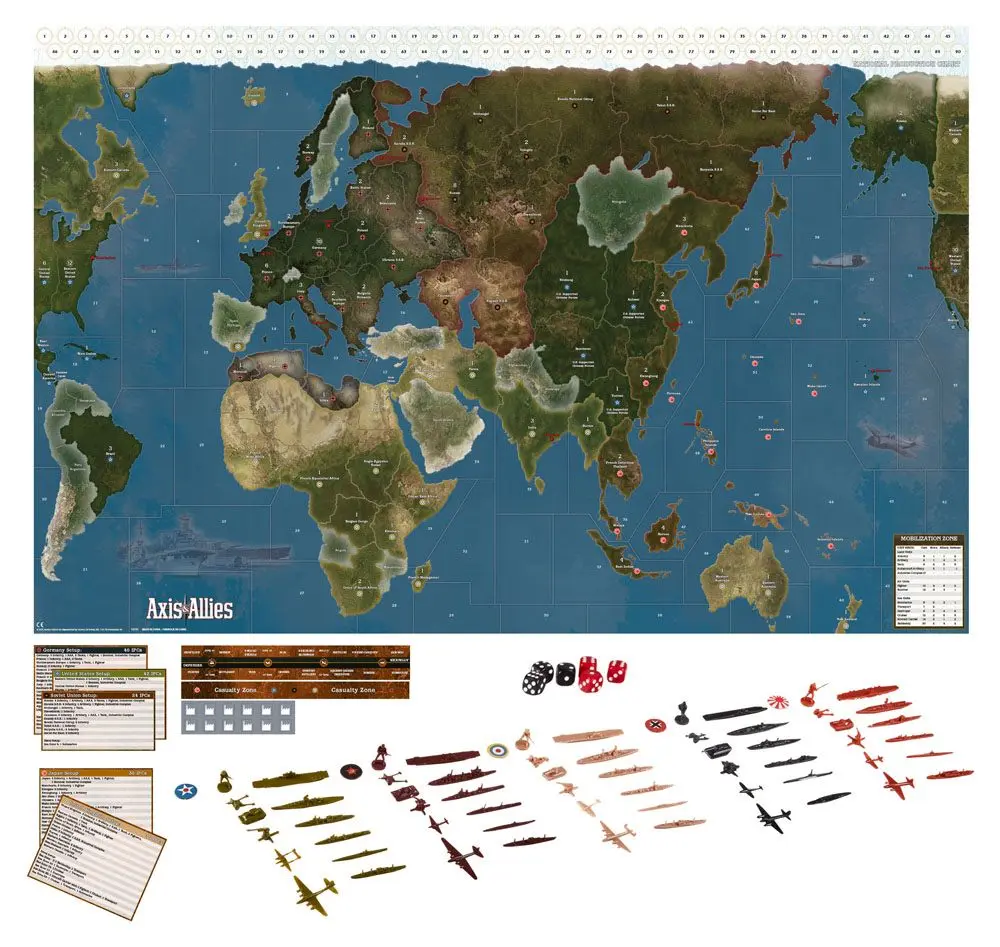 Avalon Hill Axis &amp; Allies 1942 angol nyelvű társasjáték termékfotó