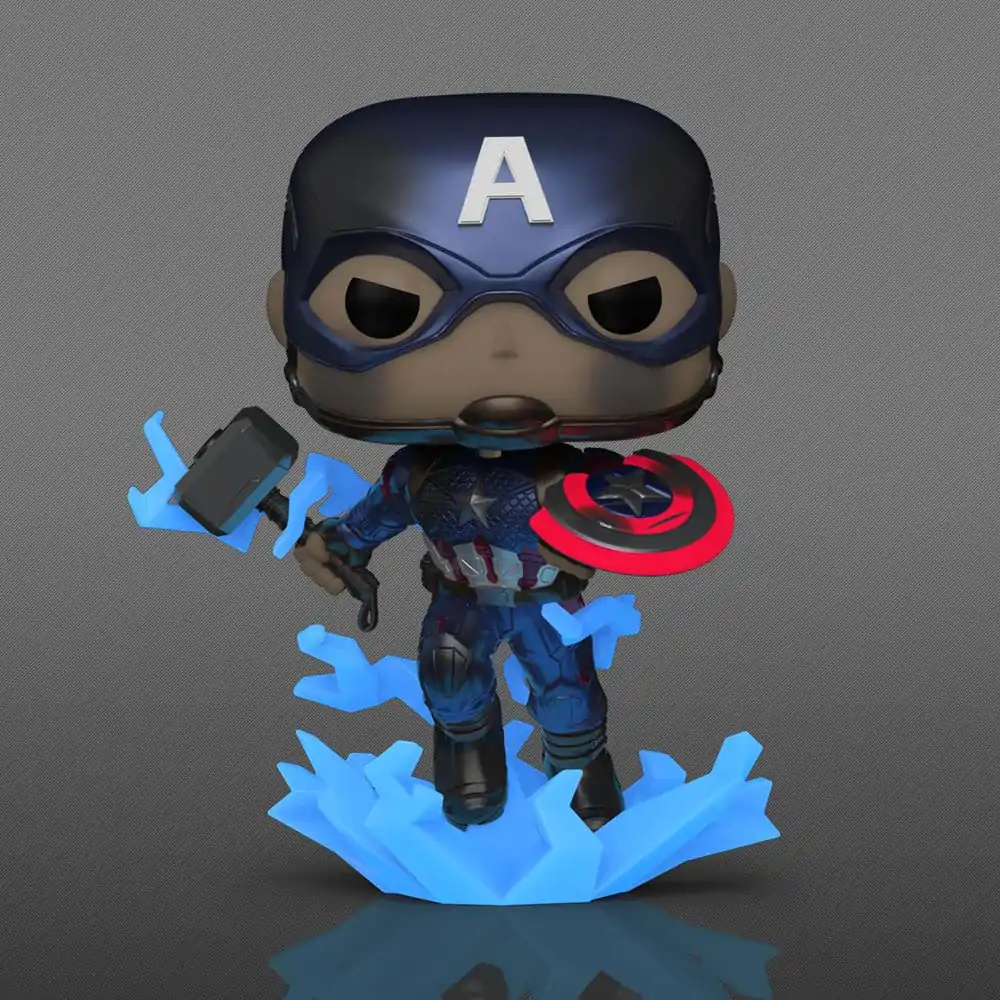 Avengers Endgame Funko POP! Vinyl figura Captain America w/Hammer (GW) (MT) 9 cm termékfotó