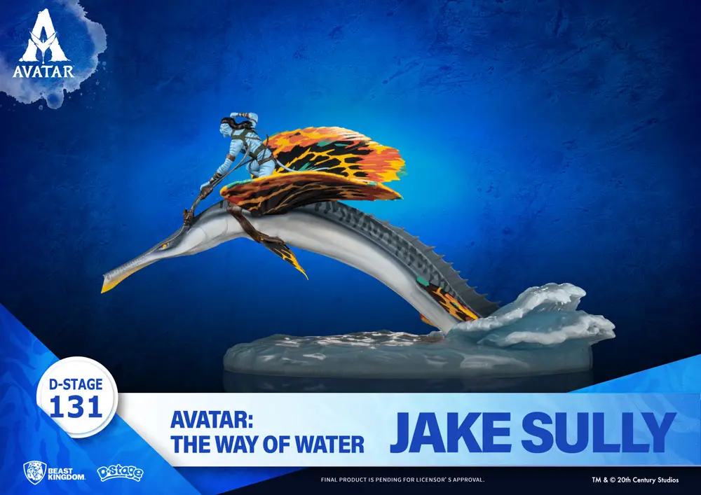 Avatar 2 D-Stage Jake Sully PVC Diorama szobor figura 11 cm termékfotó