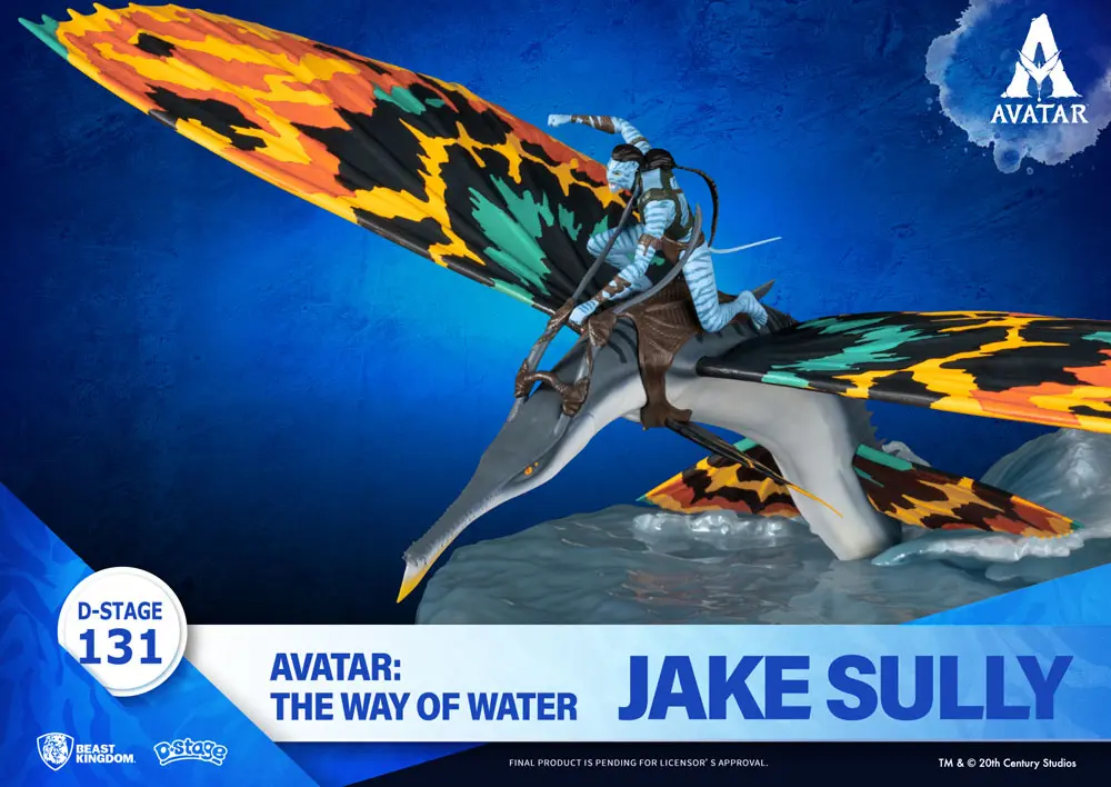Avatar 2 D-Stage Jake Sully PVC Diorama szobor figura 11 cm termékfotó