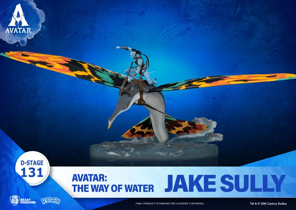 Avatar 2 D-Stage Jake Sully PVC Diorama szobor figura 11 cm termékfotó