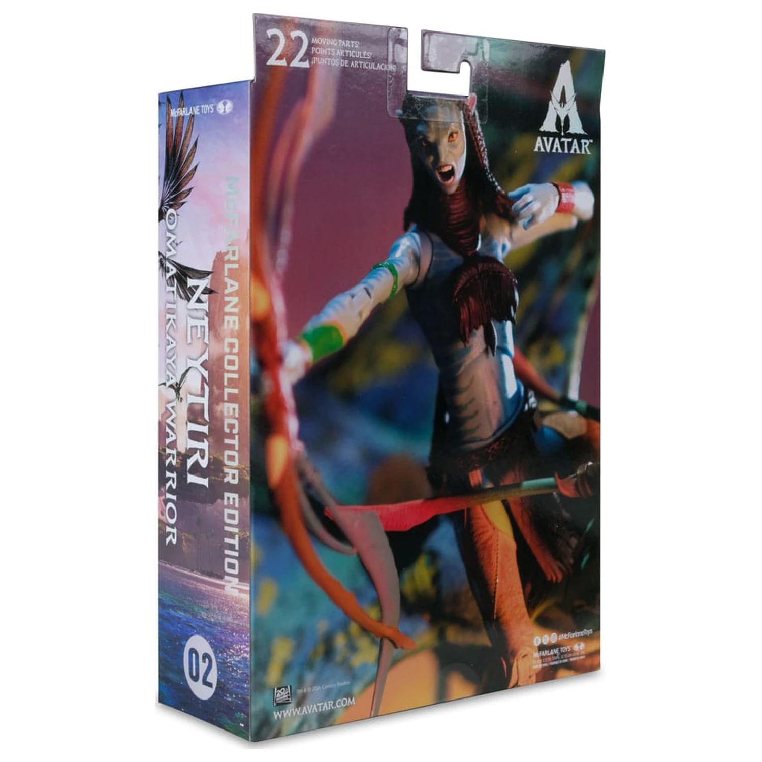  Avatar: Fire and Ash Neytiri (Omatikaya Warrior) akciófigura 18 cm termékfotó