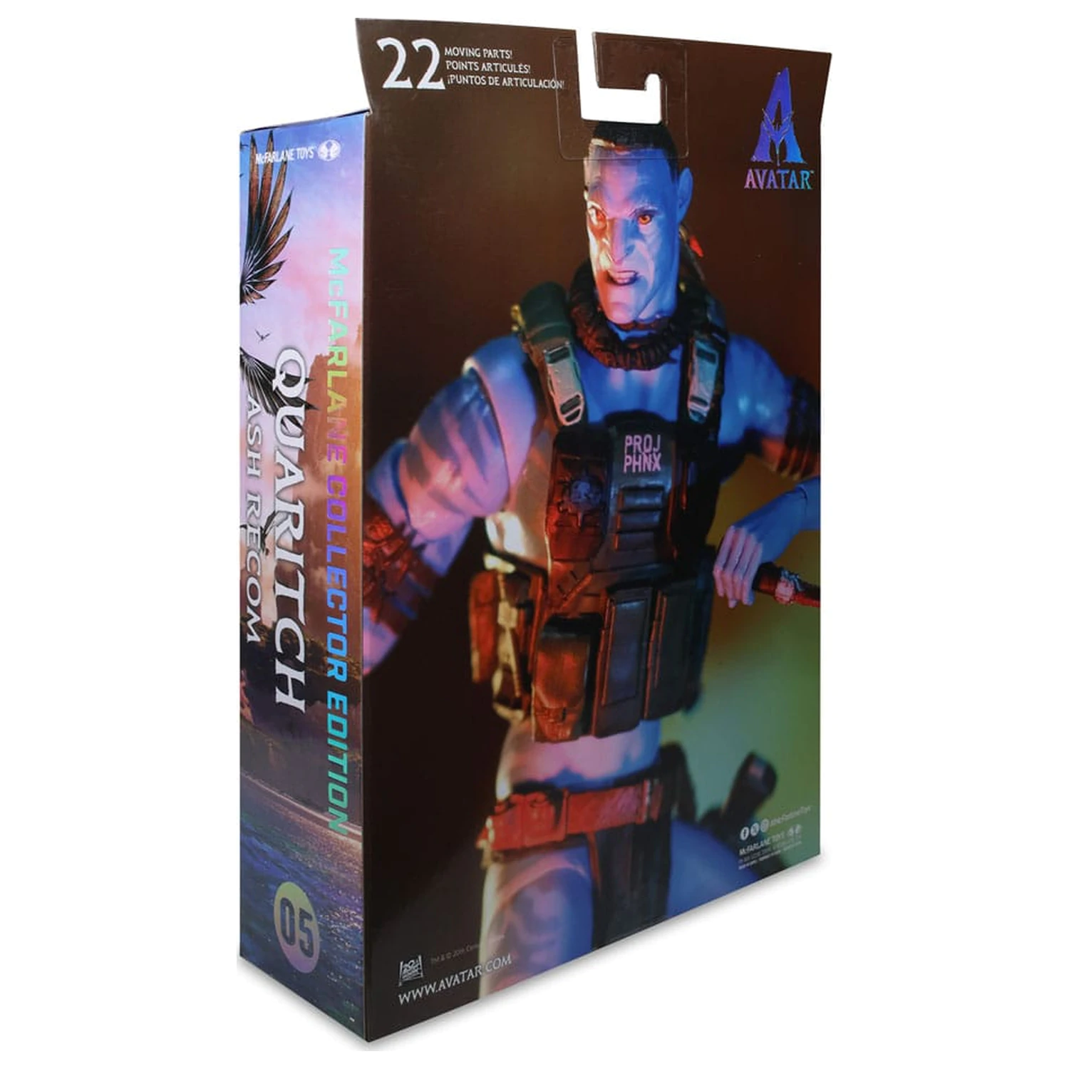 Avatar: Fire and Ash Quaritch (Ash Recom) (Gold Label) akciófigura 18 cm termékfotó