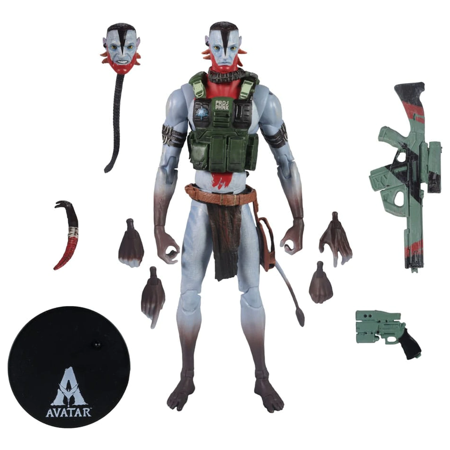 Avatar: Fire and Ash Recom Quaritch (Ash Warrior) akciófigura 18 cm termékfotó