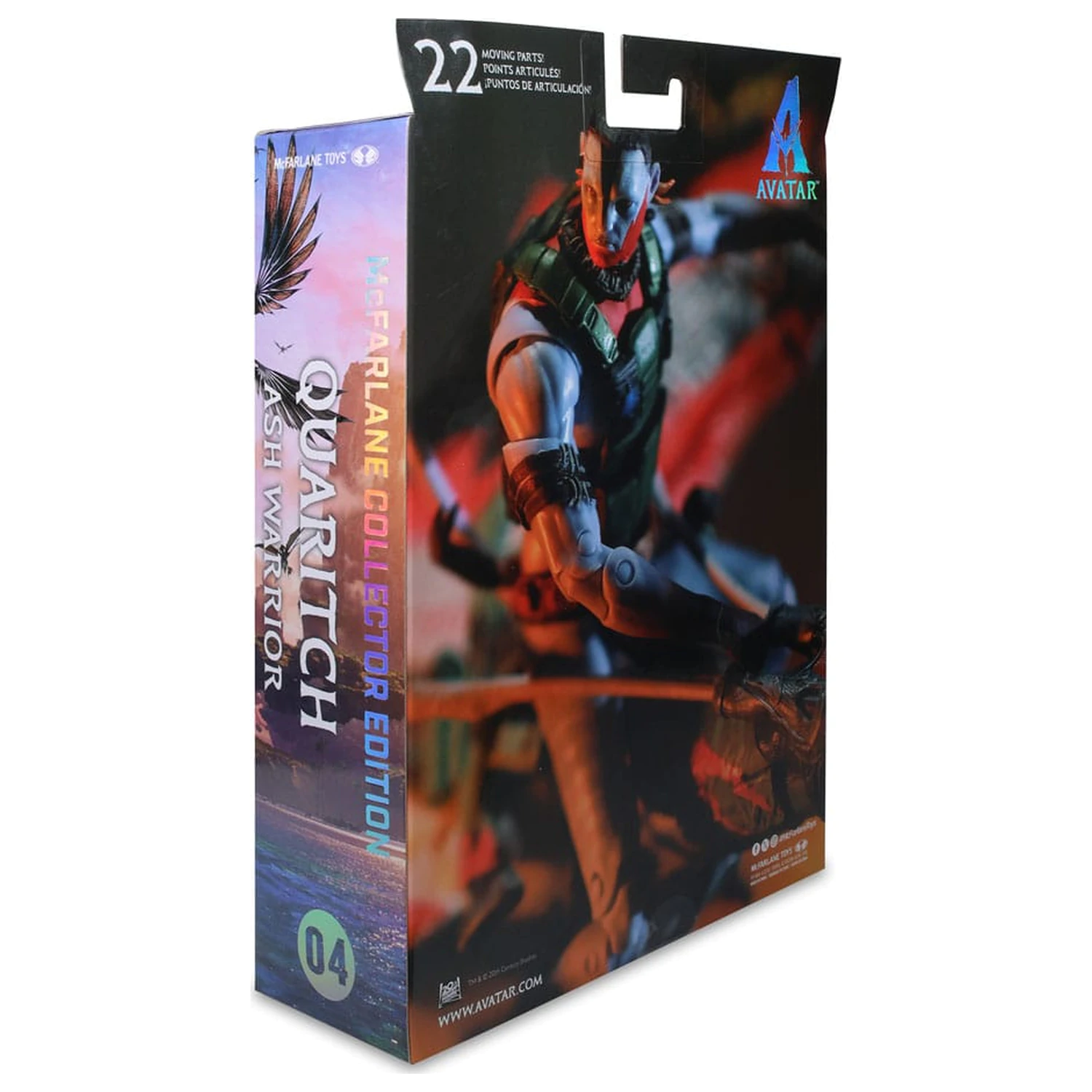 Avatar: Fire and Ash Recom Quaritch (Ash Warrior) akciófigura 18 cm termékfotó