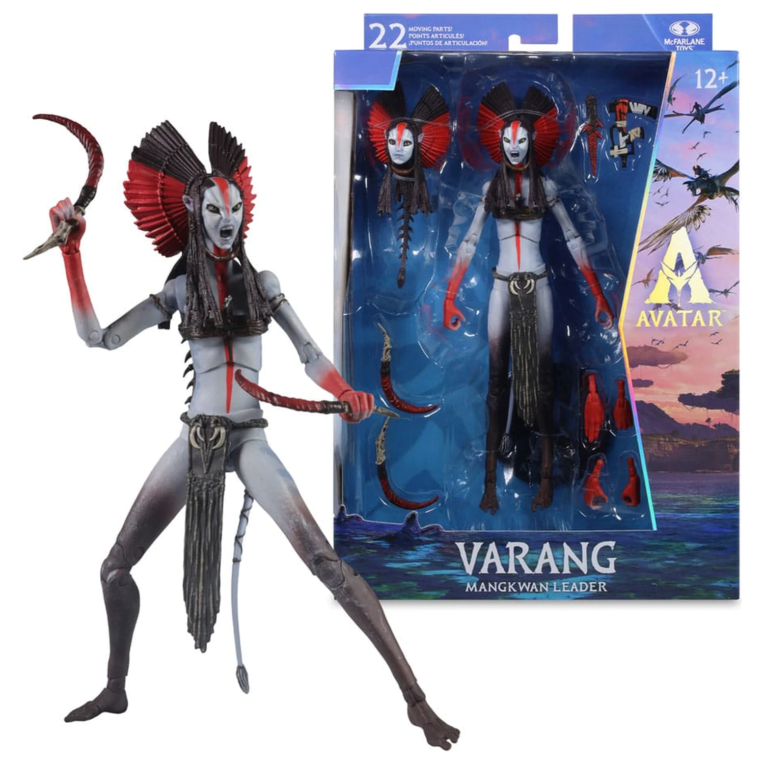  Avatar: Fire and Ash Varang (Mangkwan Leader) akciófigura 18 cm termékfotó