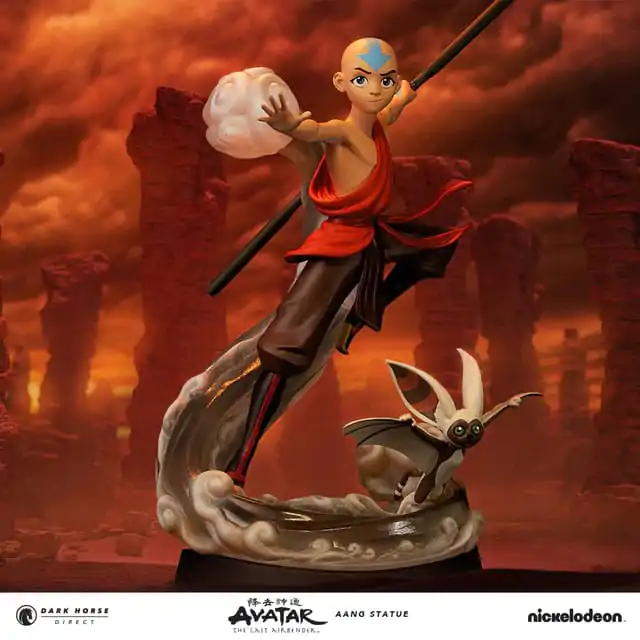 Avatar The Last Airbender Aang & Momo PVC szobor figura 30 cm termékfotó