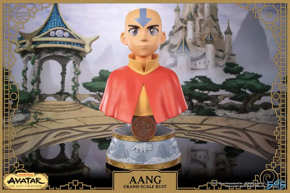 Avatar: The Last Airbender Grand Scale Bust Aang szobor figura 34 cm termékfotó