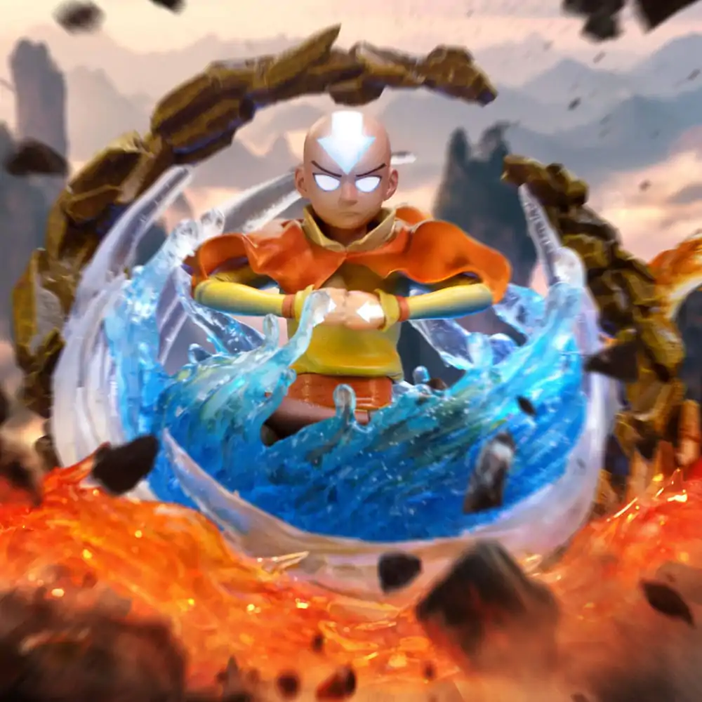 Avatar: The Last Airbender Art Scale 1/10 Aang szobor figura 21 cm termékfotó