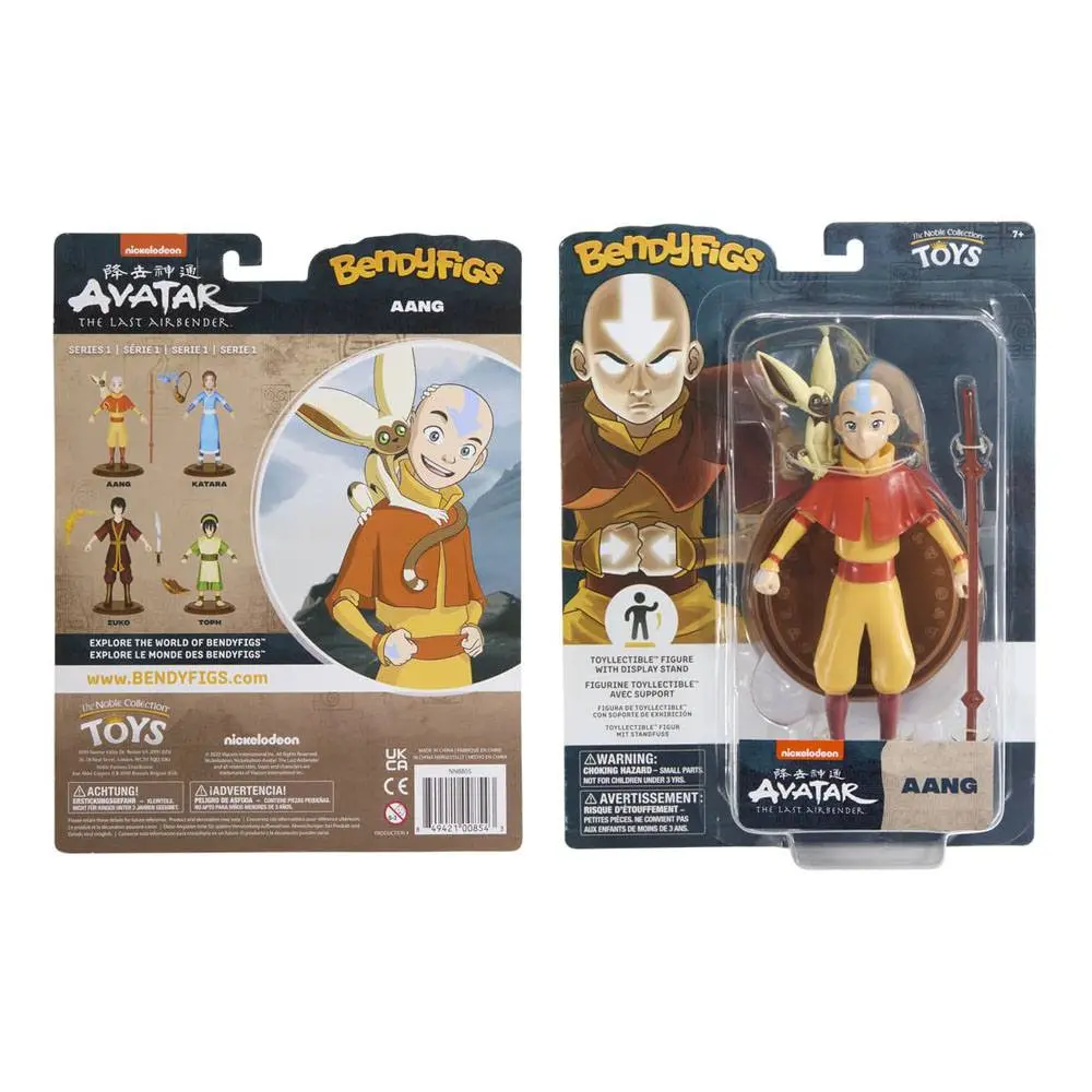 Avatar The Last Airbender Bendyfigs Bendable figura Aang 18 cm termékfotó