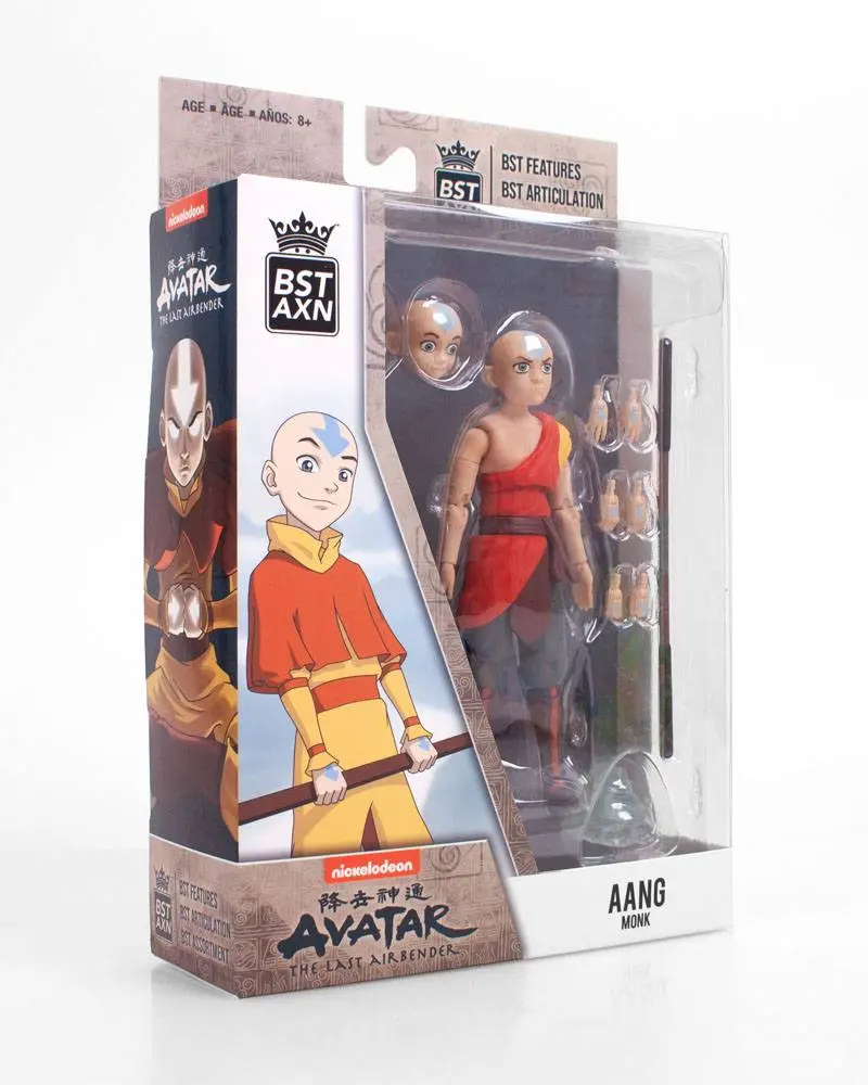 Avatar: The Last Airbender BST AXN Aang Monk akciófigura 13 cm termékfotó