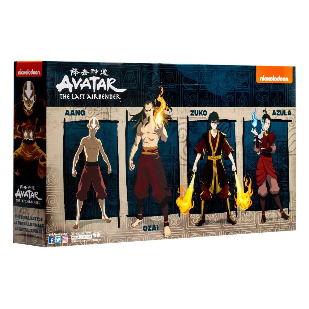 Avatar: The Last Airbender Final Battle 4 db-os akciófigura csomag 13 cm termékfotó