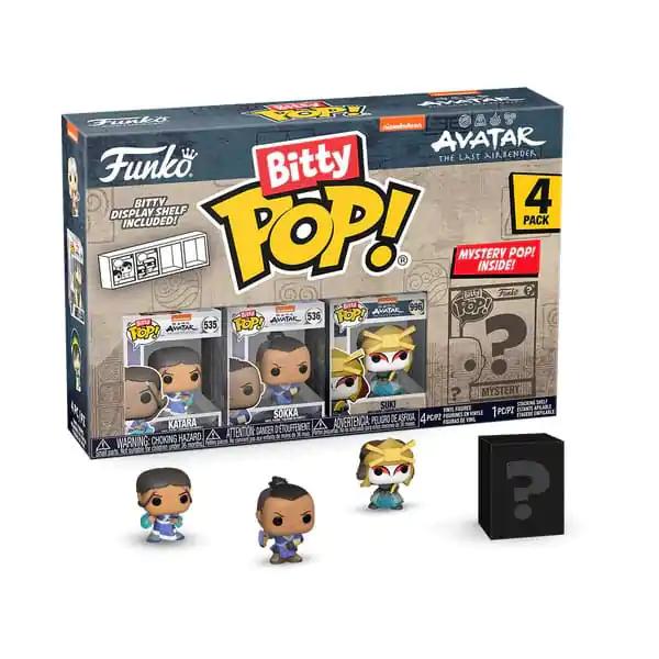 Avatar The Last Airbender Funko Bitty POP! Vinyl figura 4 db-os csomag Katara 2,5 cm termékfotó