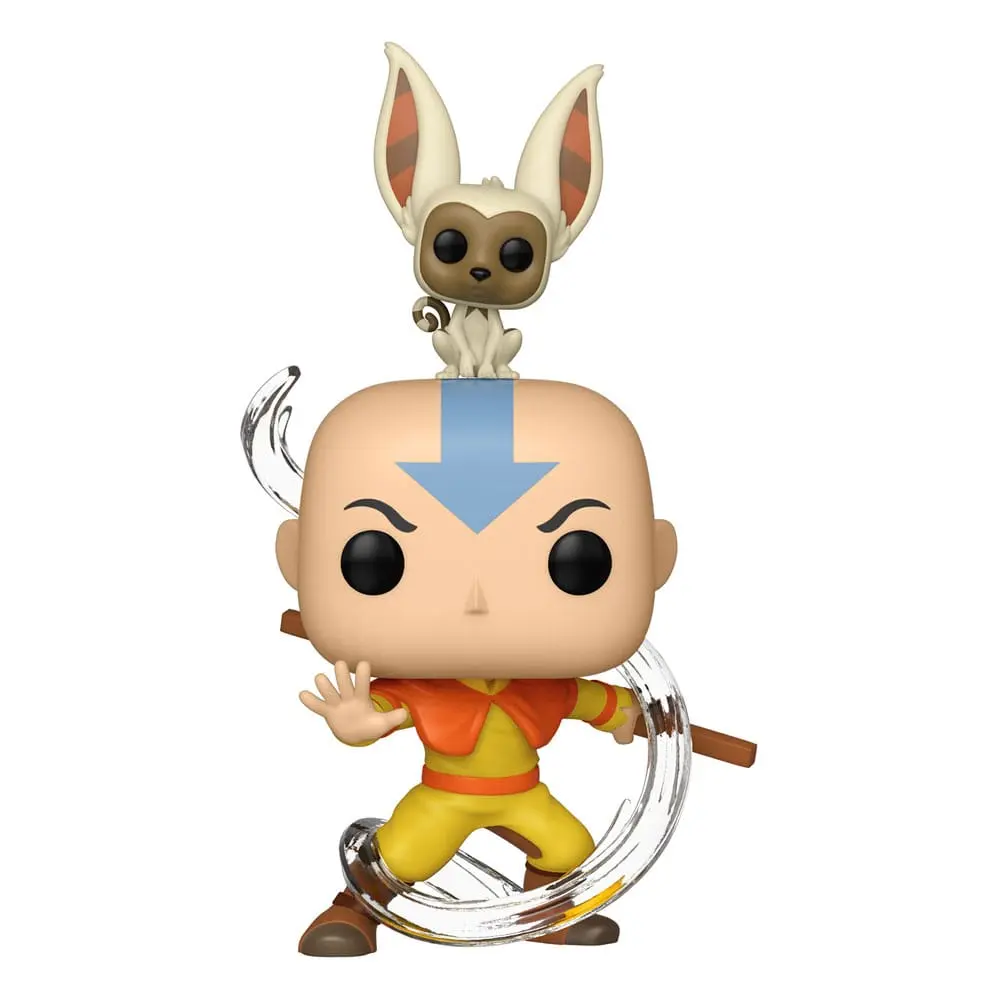 Avatar The Last Airbender POP! Animation Vinyl Figure Aang w/ Momo 9 cm termékfotó