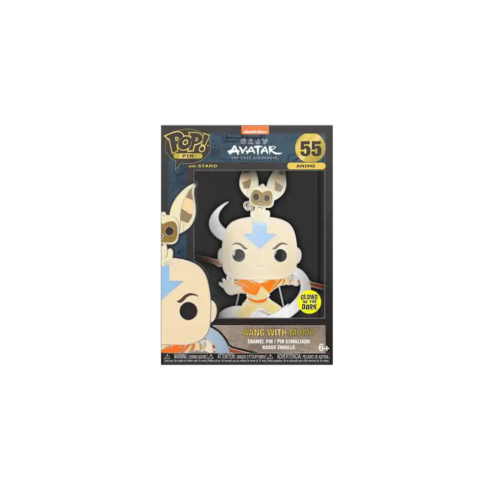 Avatar The Last Airbender Loungefly Funko POP! Enamel Pin Aang 10 cm termékfotó