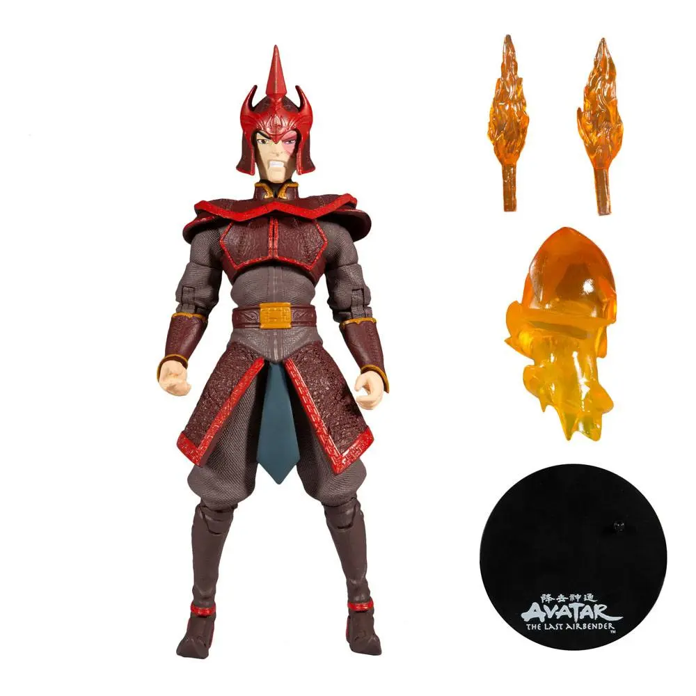 Avatar: The Last Airbender Prince Zuko Helmeted (Gold Series) akciófigura 18 cm termékfotó