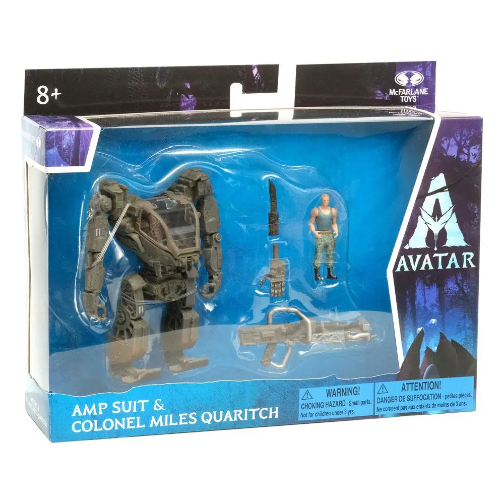 Avatar W.O.P Deluxe Medium Amp Suit &amp; Colonel Miles Quaritch akciófigura termékfotó