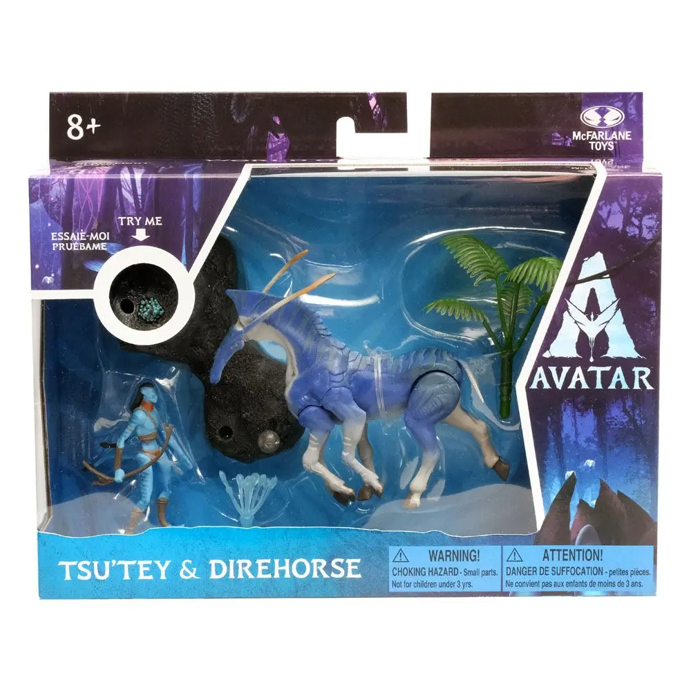 Avatar W.O.P Deluxe Medium Tsu'tey &amp; Direhorse akciófigura termékfotó