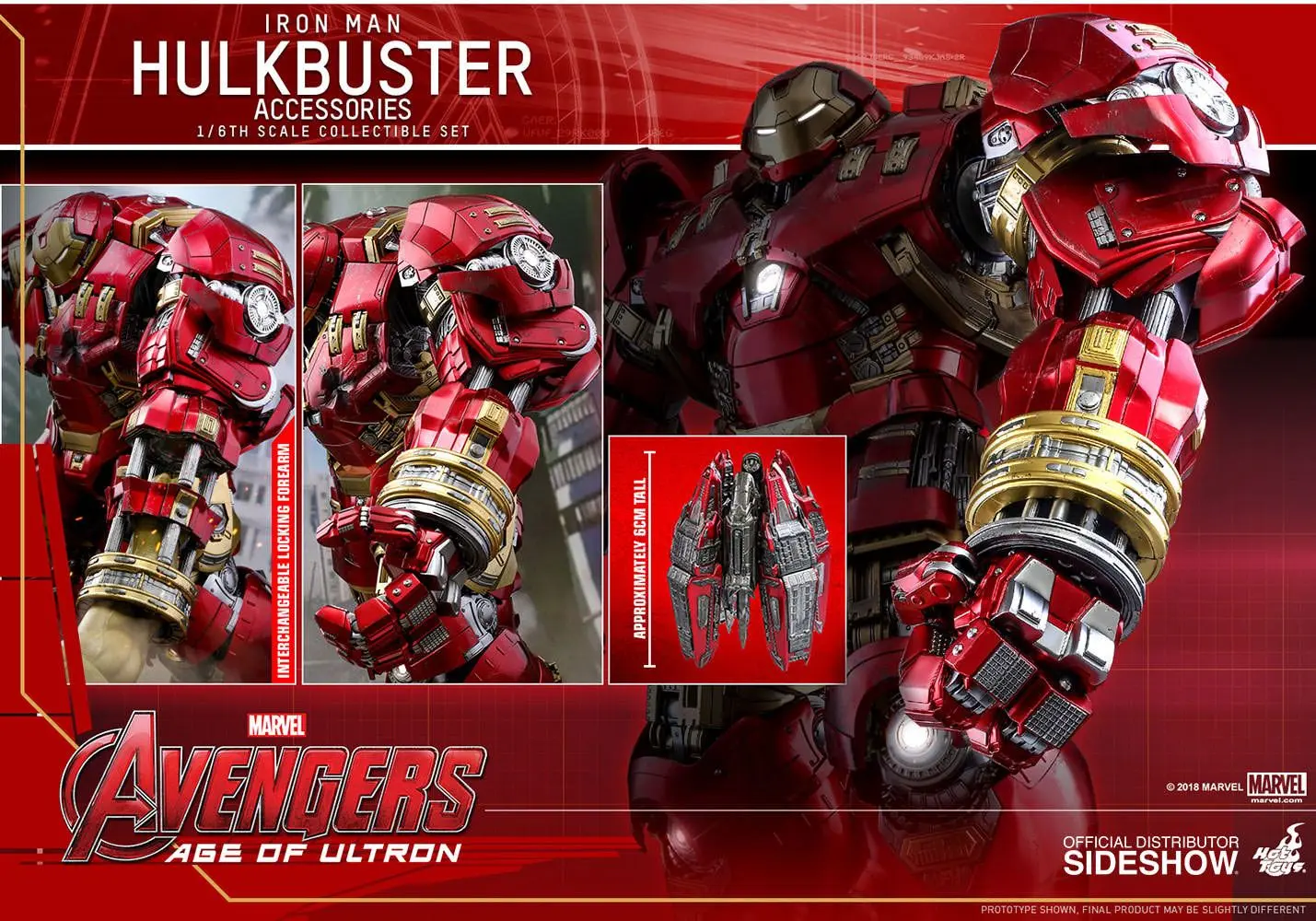 Avengers Age of Ultron Accessories Collection Series Hulkbuster Kiegészítő termékfotó
