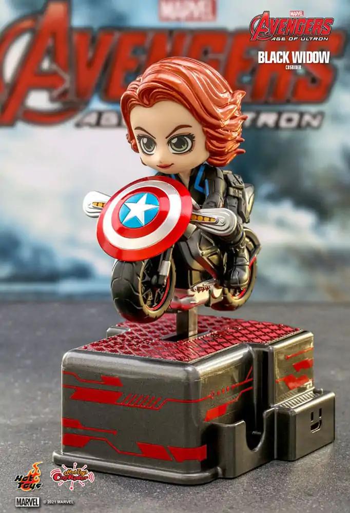 Avengers: Age of Ultron CosRider Black Widow Mini figura hang- és fényeffektekkel 14 cm termékfotó