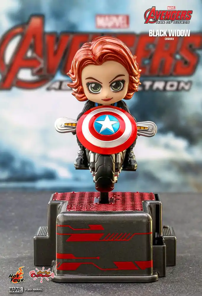 Avengers: Age of Ultron CosRider Black Widow Mini figura hang- és fényeffektekkel 14 cm termékfotó