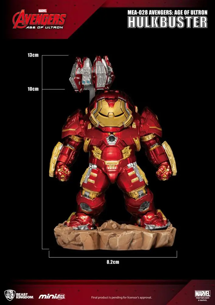 Avengers: Age of Ultron Egg Attack Hulkbuster figura 13 cm termékfotó