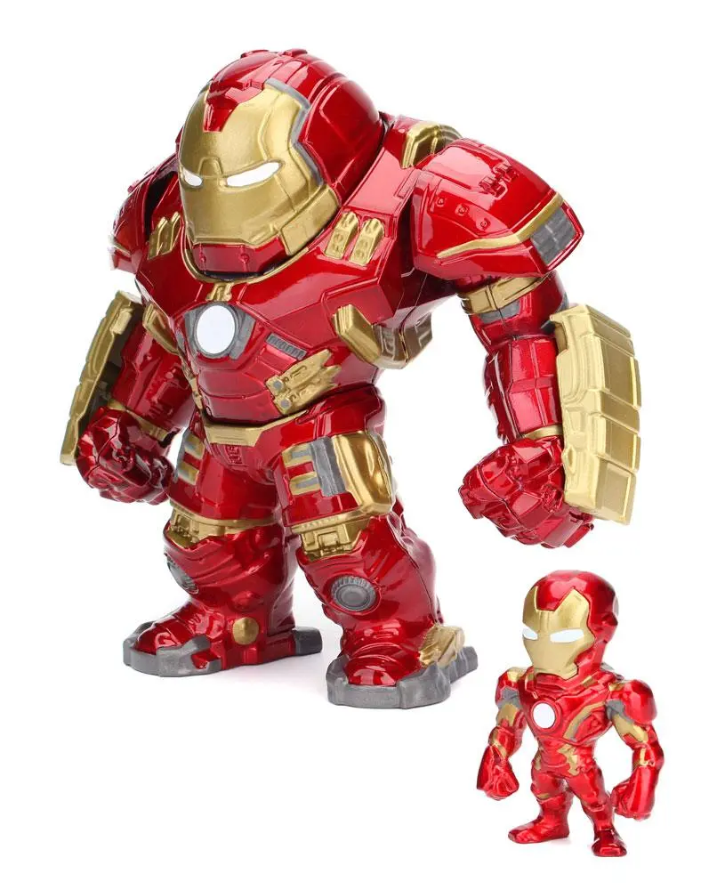 Avengers Age of Ultron Metals Die Cast Hulkbuster &amp; Iron Man figurák 15 cm termékfotó