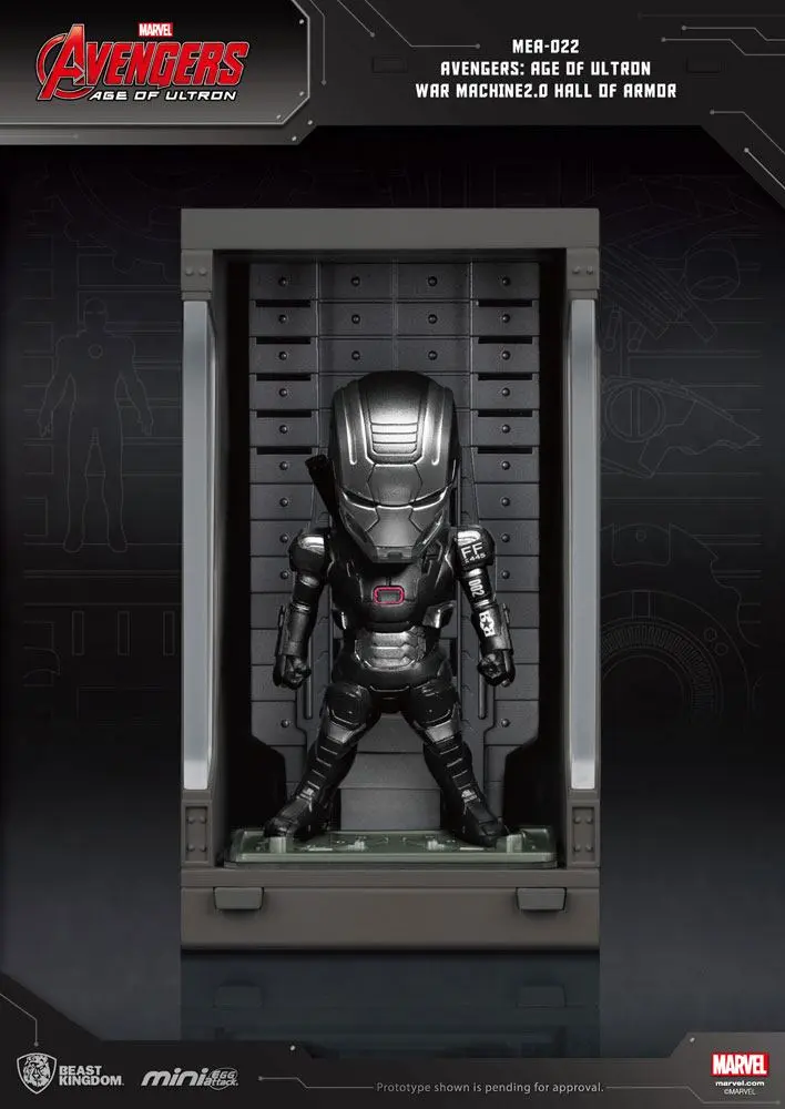 Avengers Age of Ultron Mini Egg Attack Hall of Armor War Machine 2.0 akciófigura 8 cm termékfotó