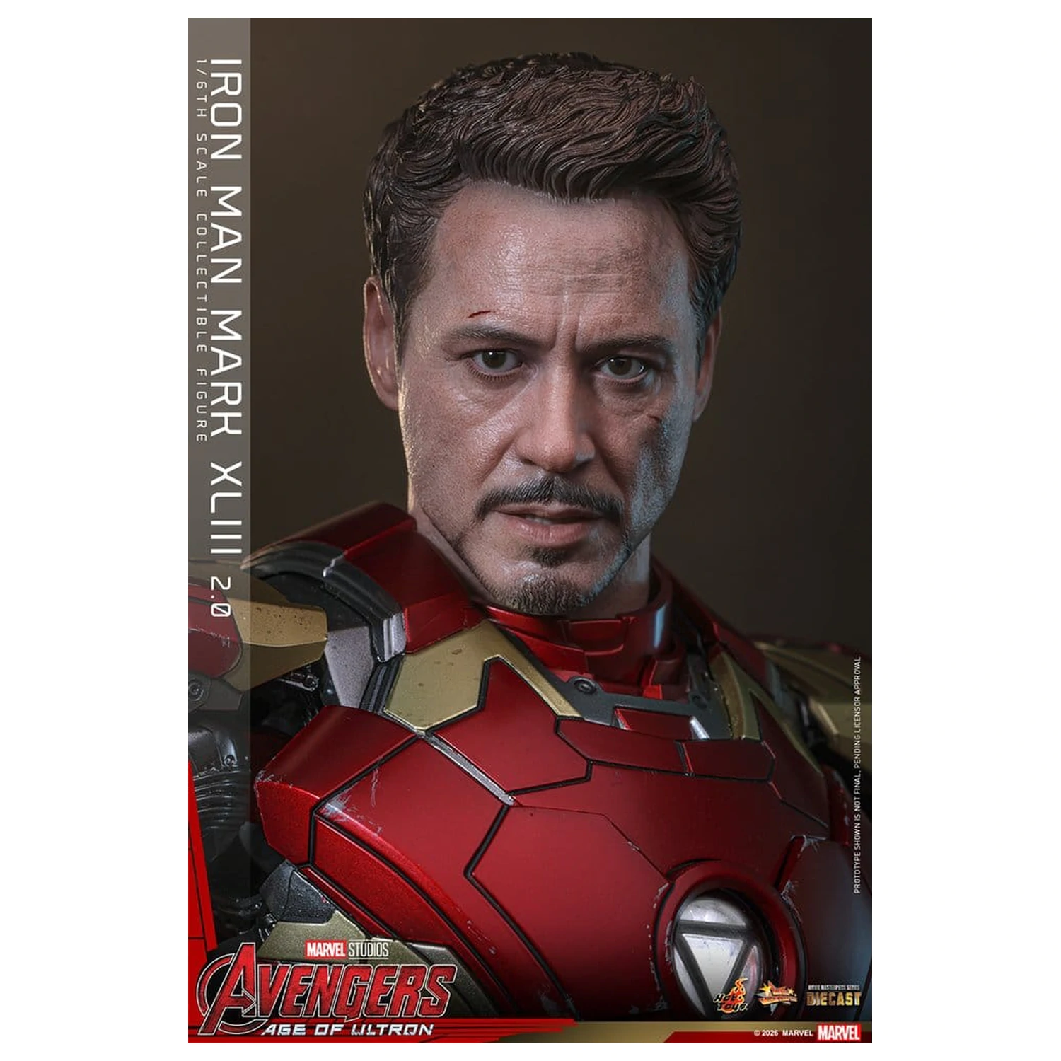 Avengers: Age of Ultron Movie Masterpiece Diecast akciófigura 1/6 Iron Man Mark XLIII (2.0) 32 cm termékfotó
